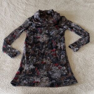My Pretty Angel Sheer Floral Mesh Mini Dress Medium